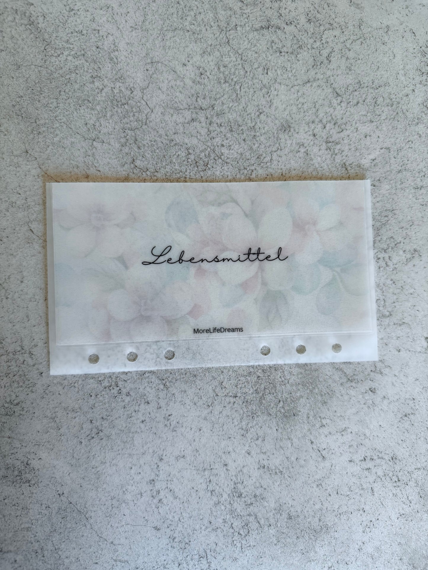 Personalisierter Umschlag Flower