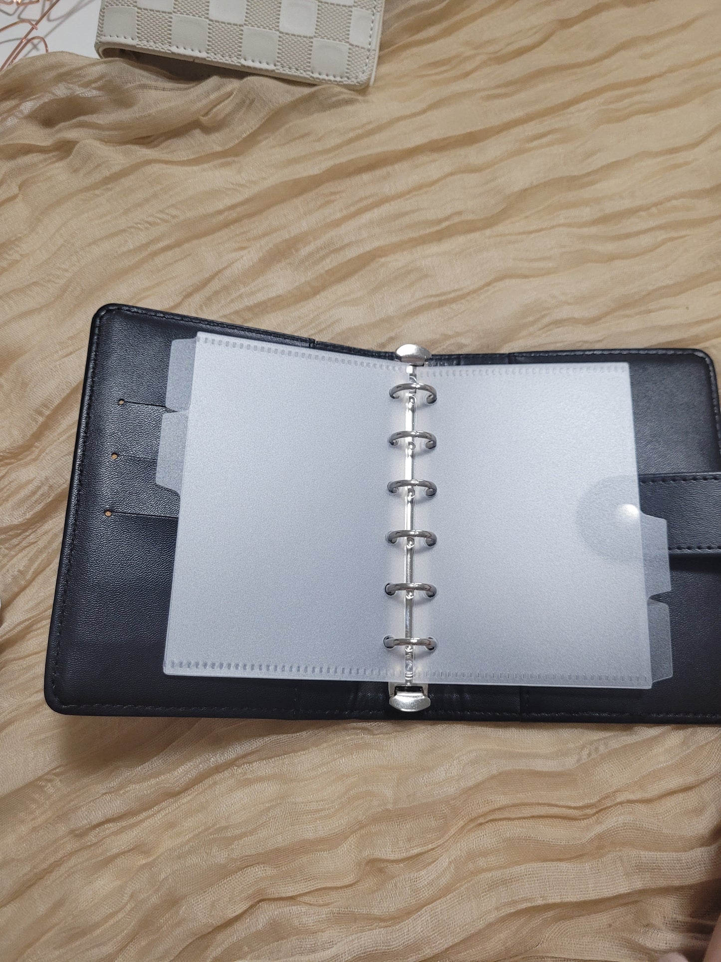 Budget Zippless Umschläge für A7 Binder - 4er Set mit Index