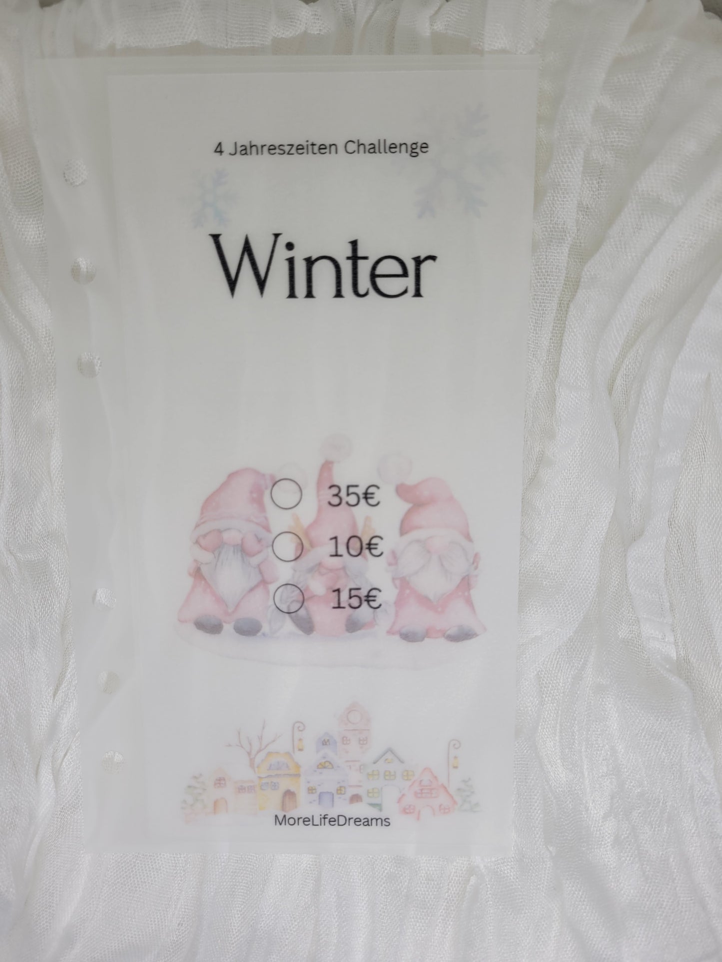 4 Jahreszeitenchallenge A6 - 240 Euro Sparchallenge