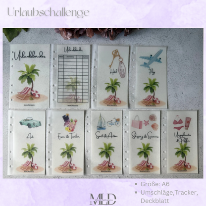 Challenge „Urlaubsbinder“ A6 Umschläge