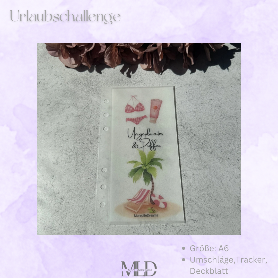 Challenge „Urlaubsbinder“ A6 Umschläge