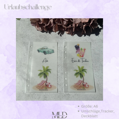 Challenge „Urlaubsbinder“ A6 Umschläge