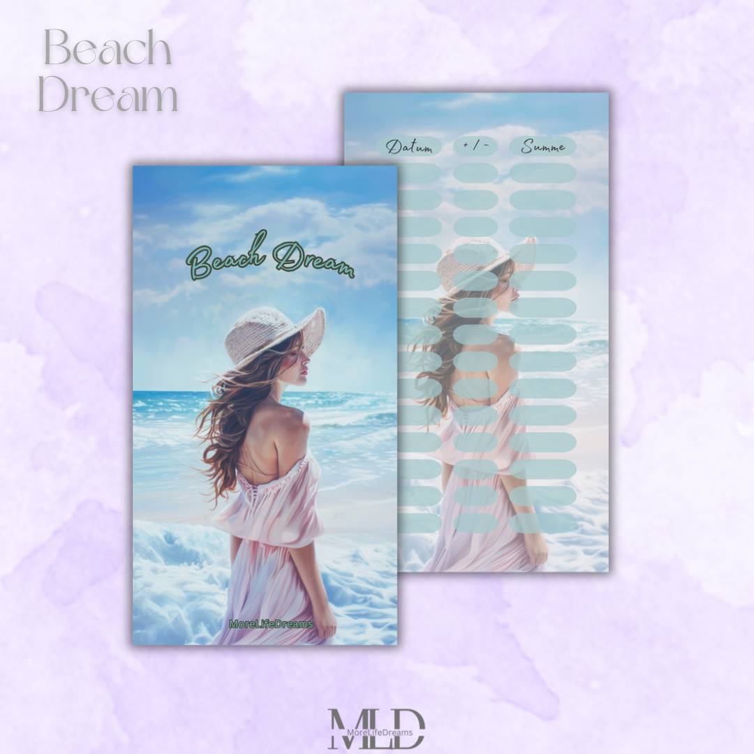 A6 Challenge "Beach Dream" zum einheften matt foliert