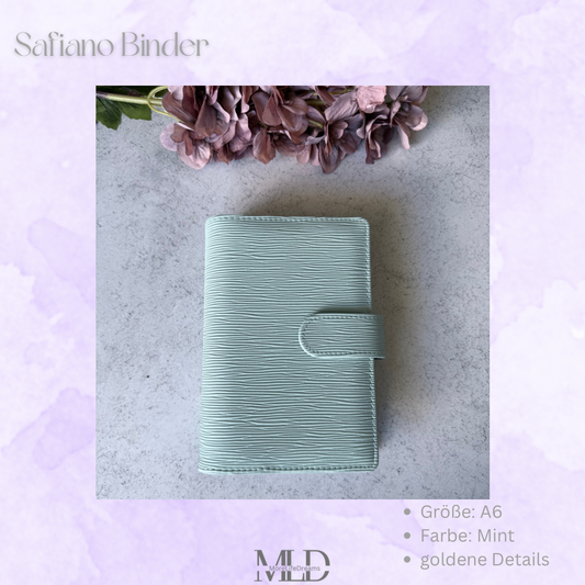 Safiano Budget Binder A6 • Cash Stuffing Organiser