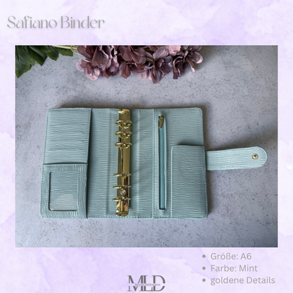 Safiano Budget Binder A6 • Cash Stuffing Organiser