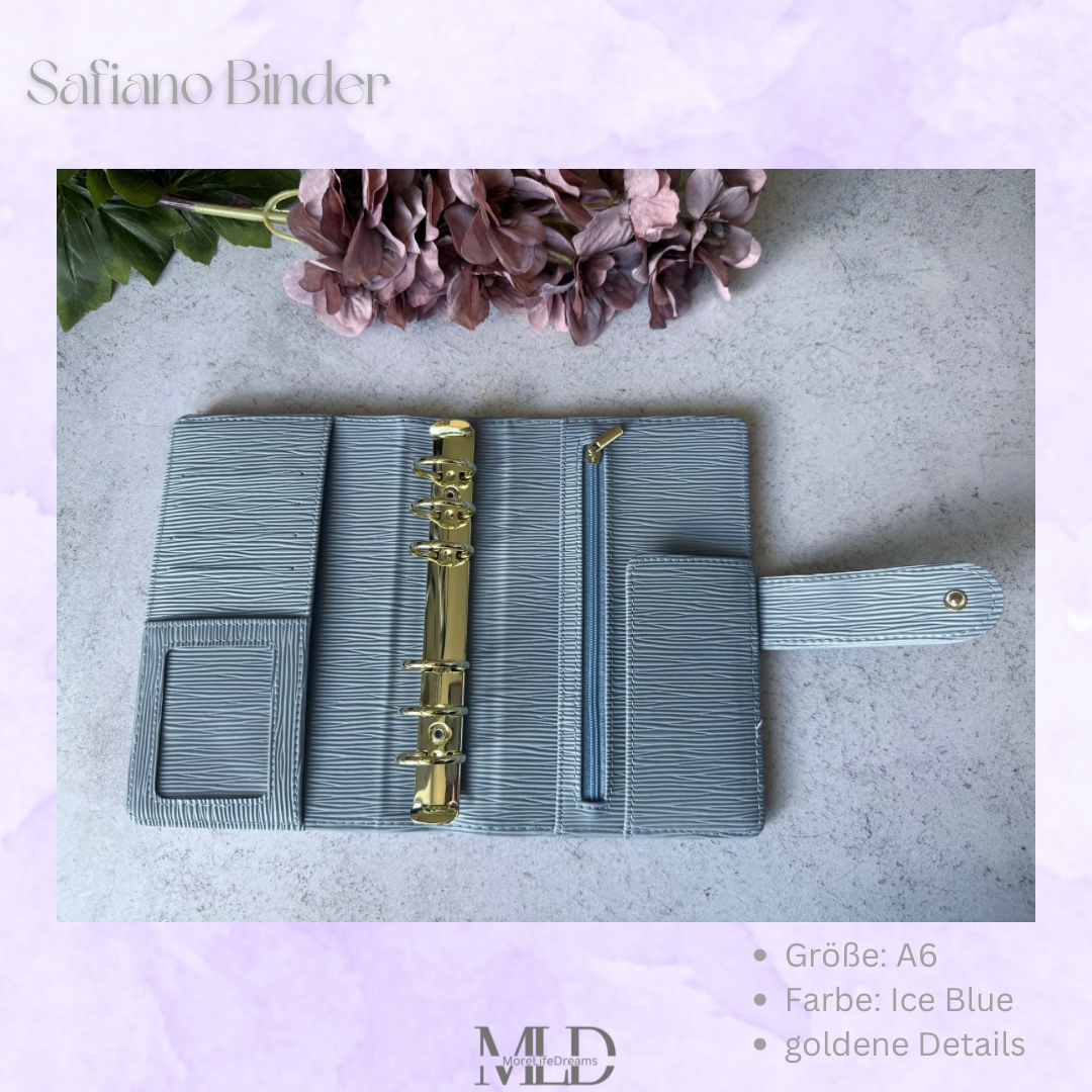 Safiano Budget Binder A6 • Cash Stuffing Organiser