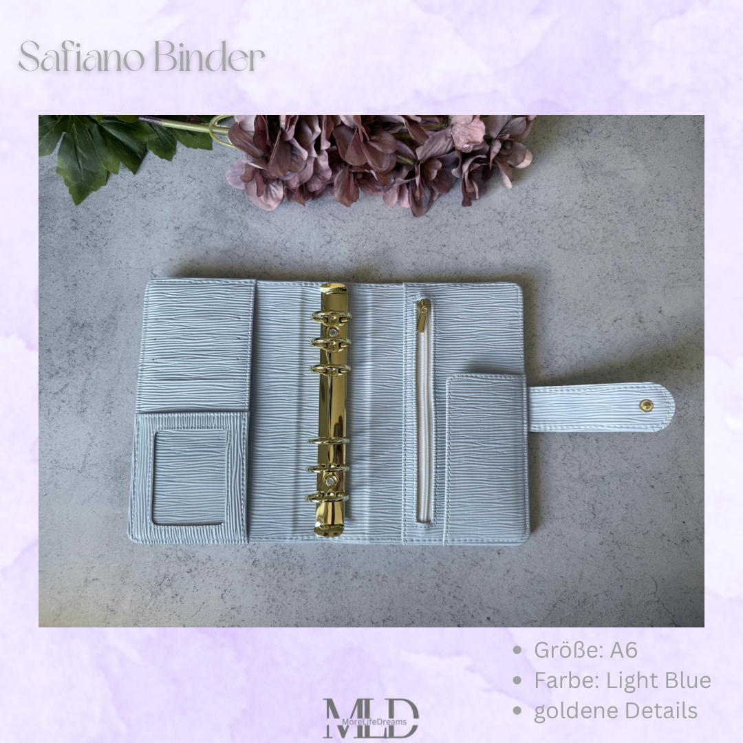 Safiano Budget Binder A6 • Cash Stuffing Organiser