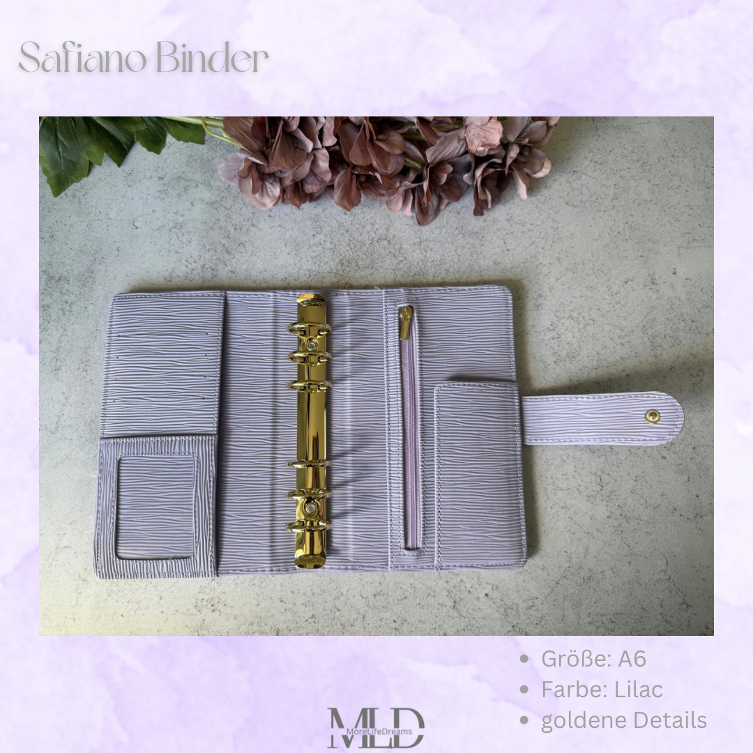 Safiano Budget Binder A6 • Cash Stuffing Organiser