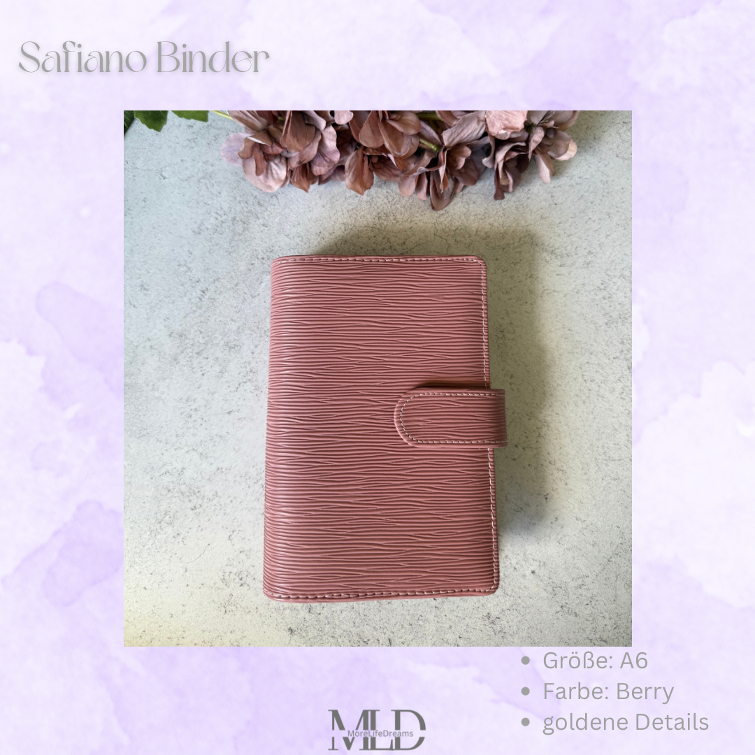 Safiano Budget Binder A6 • Cash Stuffing Organiser