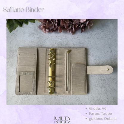 Safiano Budget Binder A6 • Cash Stuffing Organiser