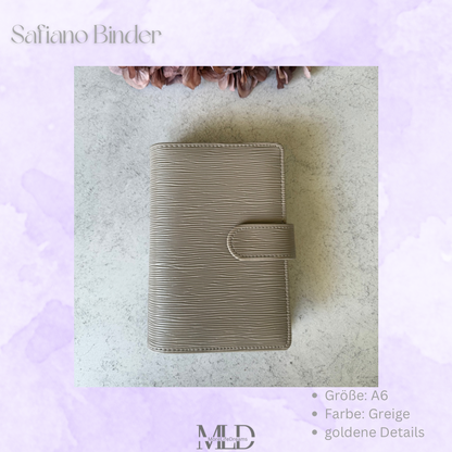 Safiano Budget Binder A6 • Cash Stuffing Organiser