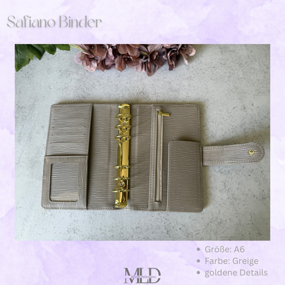 Safiano Budget Binder A6 • Cash Stuffing Organiser