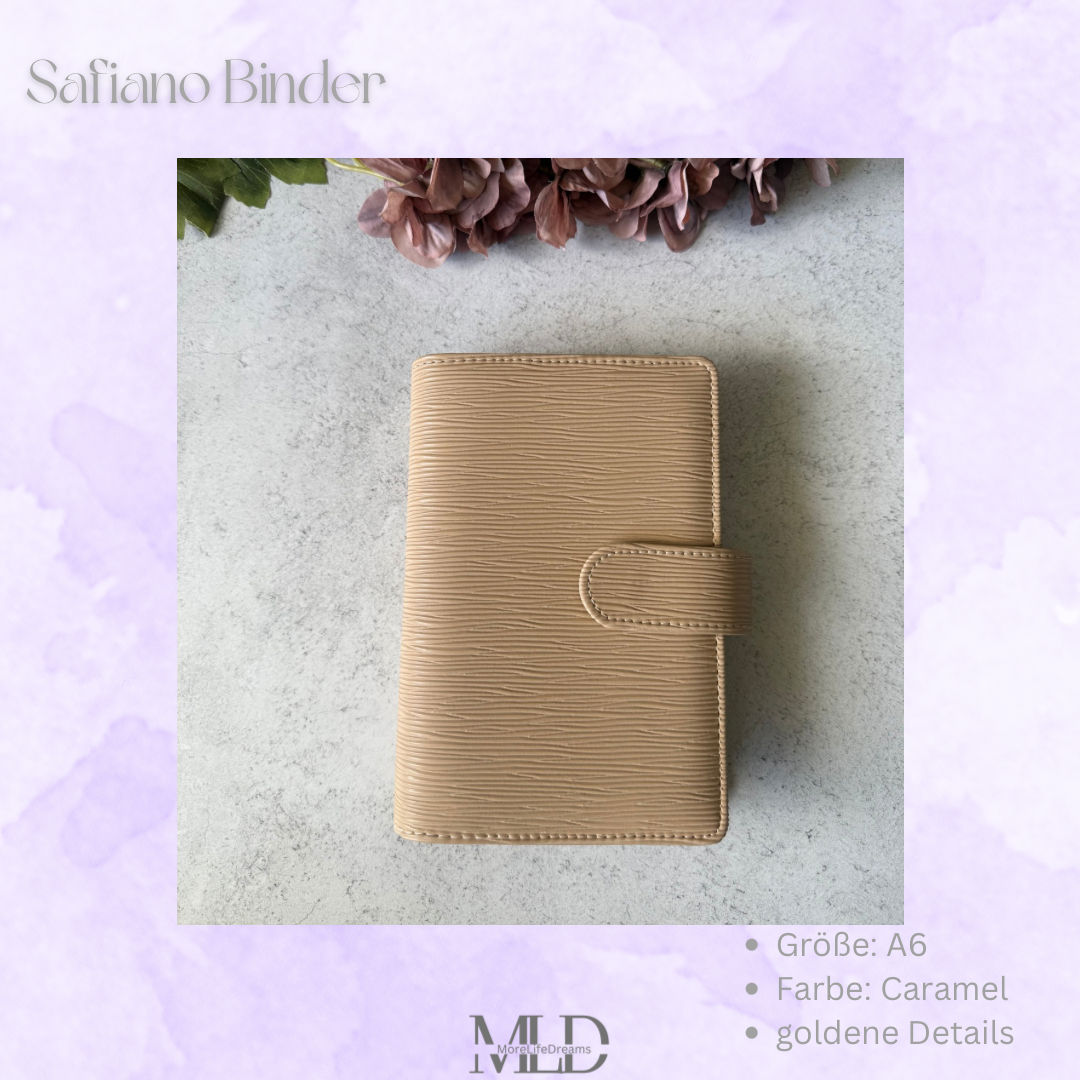 Safiano Budget Binder A6 • Cash Stuffing Organiser