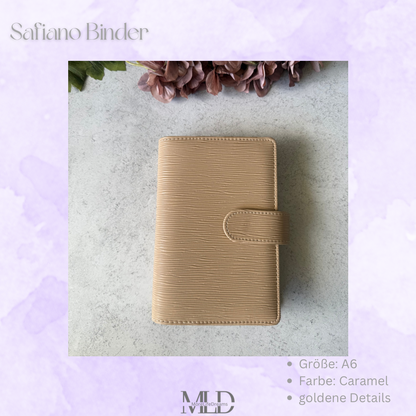 Safiano Budget Binder A6 • Cash Stuffing Organiser