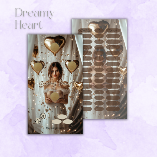 A6 Challenge "Dreamy Heart" - Challenge für Budget Binder + Umschlagmethode