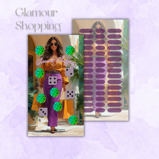 A6 Challenge "Glamour Shopping" - Challenge für Budget Binder + Umschlagmethode